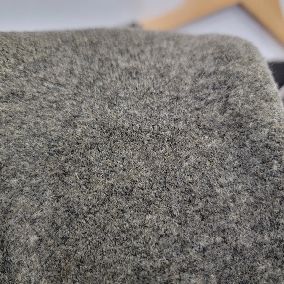 Zara Scalloped Trim Knit Cropped Cardigan Preppy Cozy Neutral Ballet-core Large - Picture 11 of 17